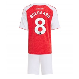 Arsenal Martin Odegaard #8 Hjemmebanetrøje Børn 2025-26 Kortærmet (+ Korte bukser)